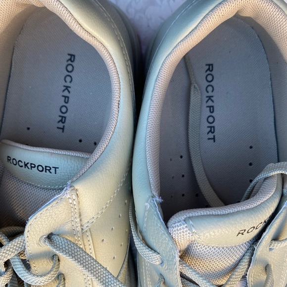 Rockport Men’s PROWALKER Leather sneakers, Off White, Size 11 Med - Picture 6 of 10